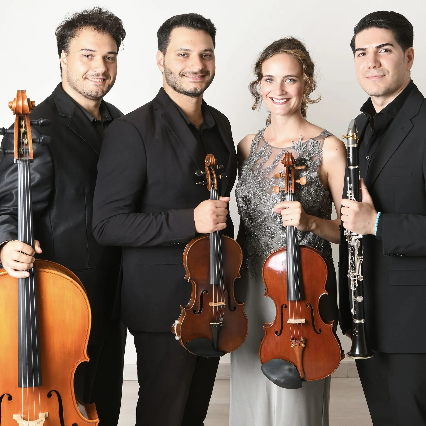 Quartetto con Angelo Federico e gli strumenti